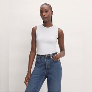 NWOT Everlane The Supima Form Tank White XS